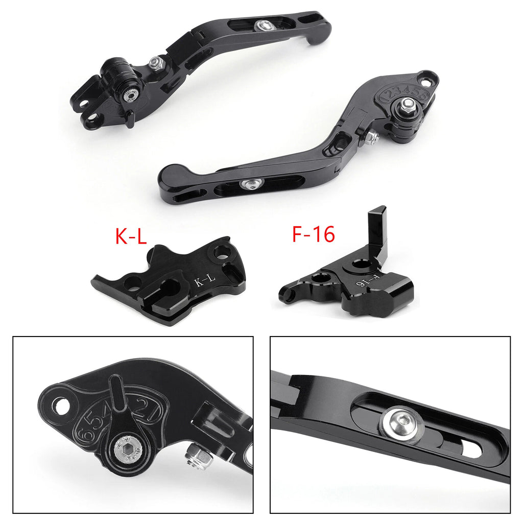 Adjustable Brake & Clutch Lever for KTM 390 (2019) - Black