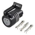 10 Circular 3 Pin Female Connectors Kit for GM Holden LS TPS (All Years)