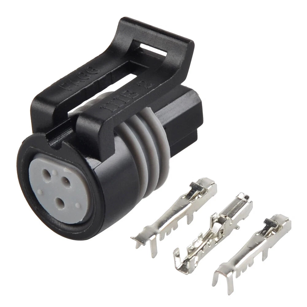 10 Circular 3 Pin Female Connectors Kit for GM Holden LS TPS (All Years)