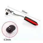 72 Teeth Ratchet Wrench for Precise Repair Tasks (14 Inch)