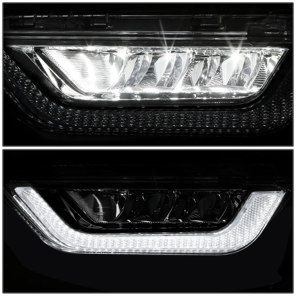 LED Fog Lights for Ford F150 (2021–2023) - Chrome Housing, Clear Lens