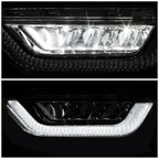 LED Fog Lights for Ford F150 (2021–2023) - Chrome Housing, Clear Lens