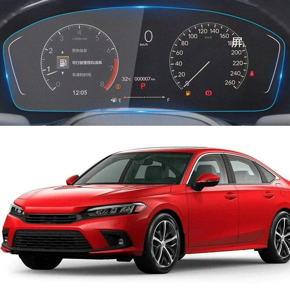1pcs Dash Screen Protector Ultra Clear Anti Glare for Honda Civic (2022–2023)