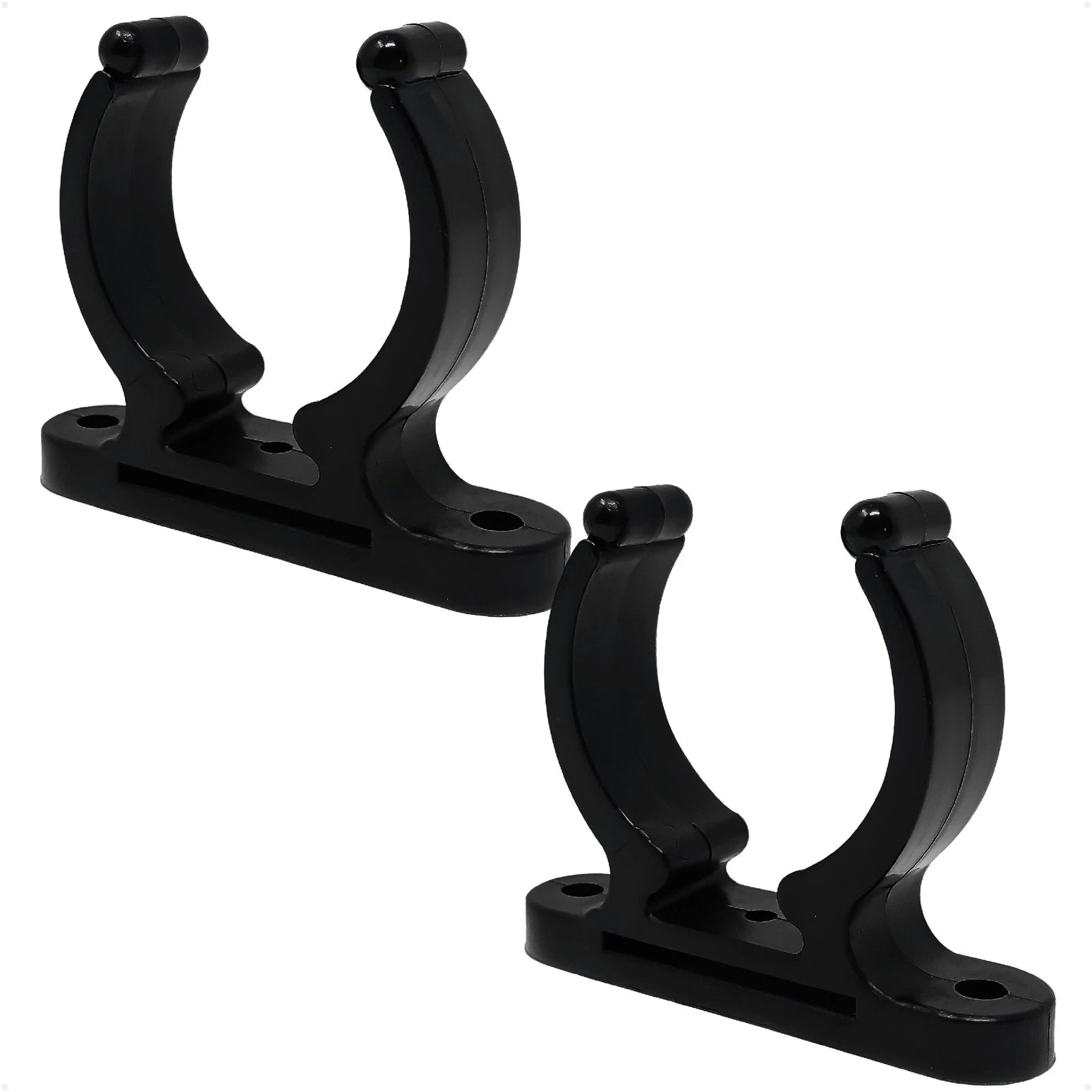 2X Boat Hook Holder Spring Clips for Tube Diameter up to 1-1/2"