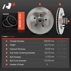 Front Disc Brake Rotors for Ford F-150, Expedition (2000-2003)