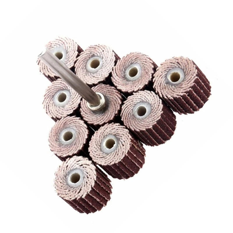 10pcs Jewelry Flap Grinding Wheels 240 Grit Sanding Disc