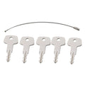 5PCS Fuel Cap 706 Key for Liebherr Heavy Equipment Model J2