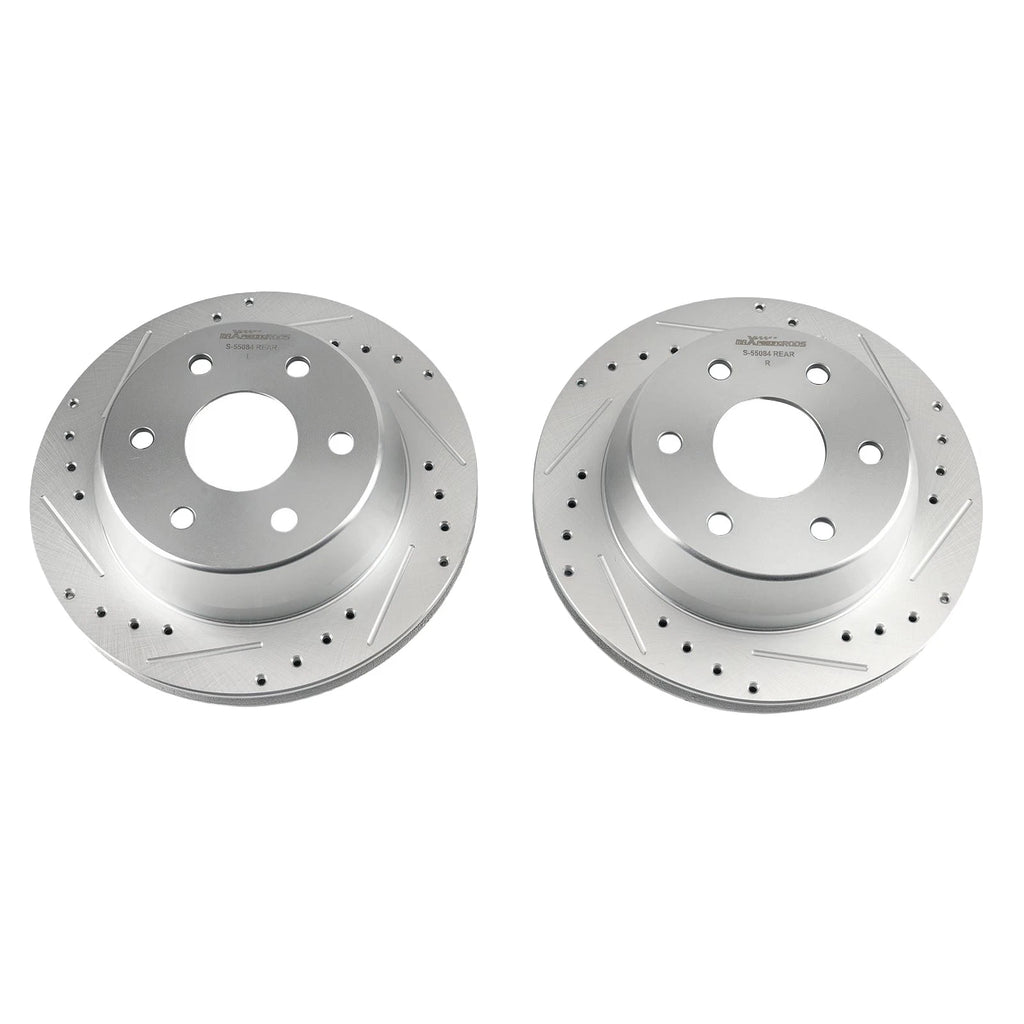 Rear Left/Right Brake Rotors Kit for Chevrolet Avalanche 1500 (2002–2006)