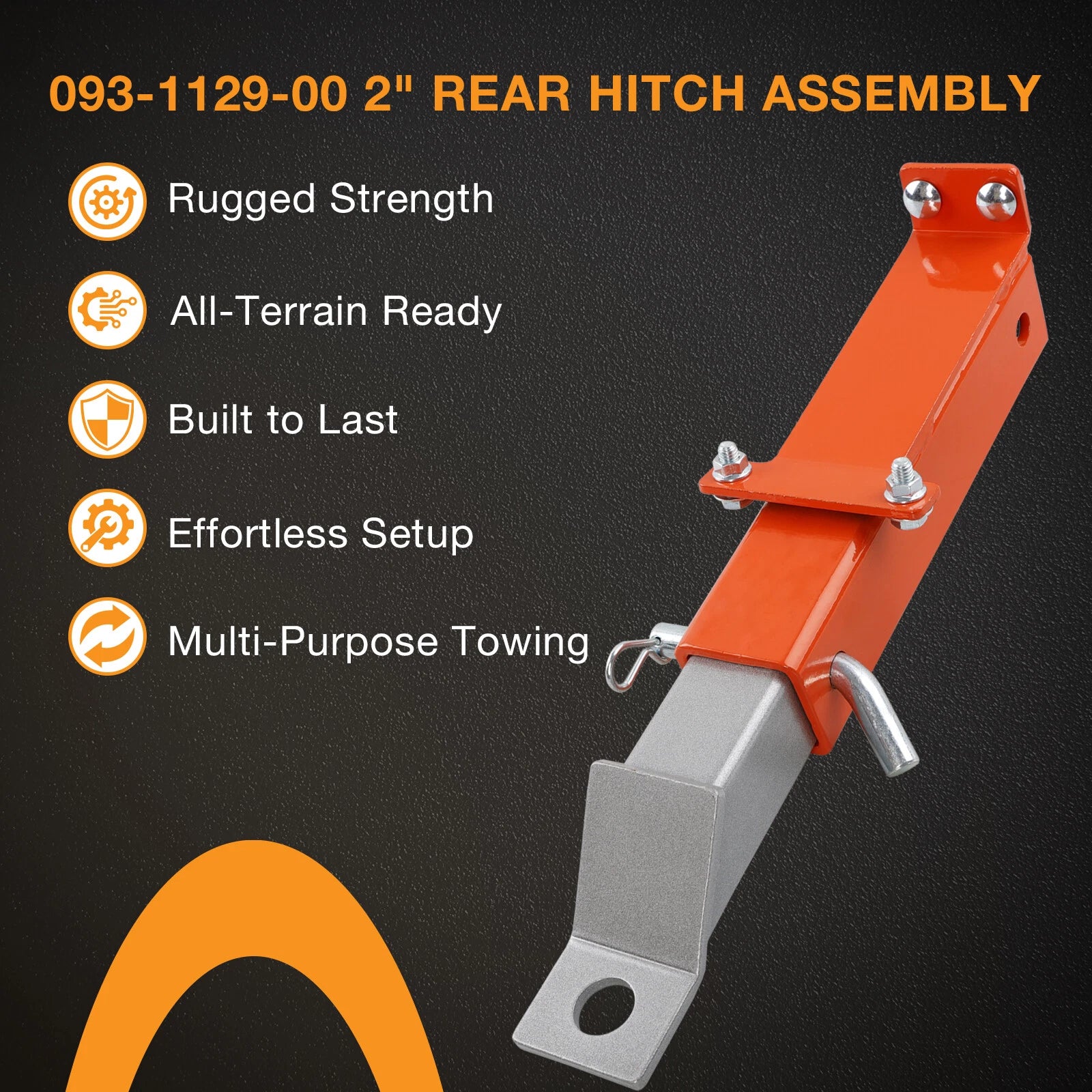 2" Rear Hitch for Bad Boy Rebels Rogue (2019-Present)