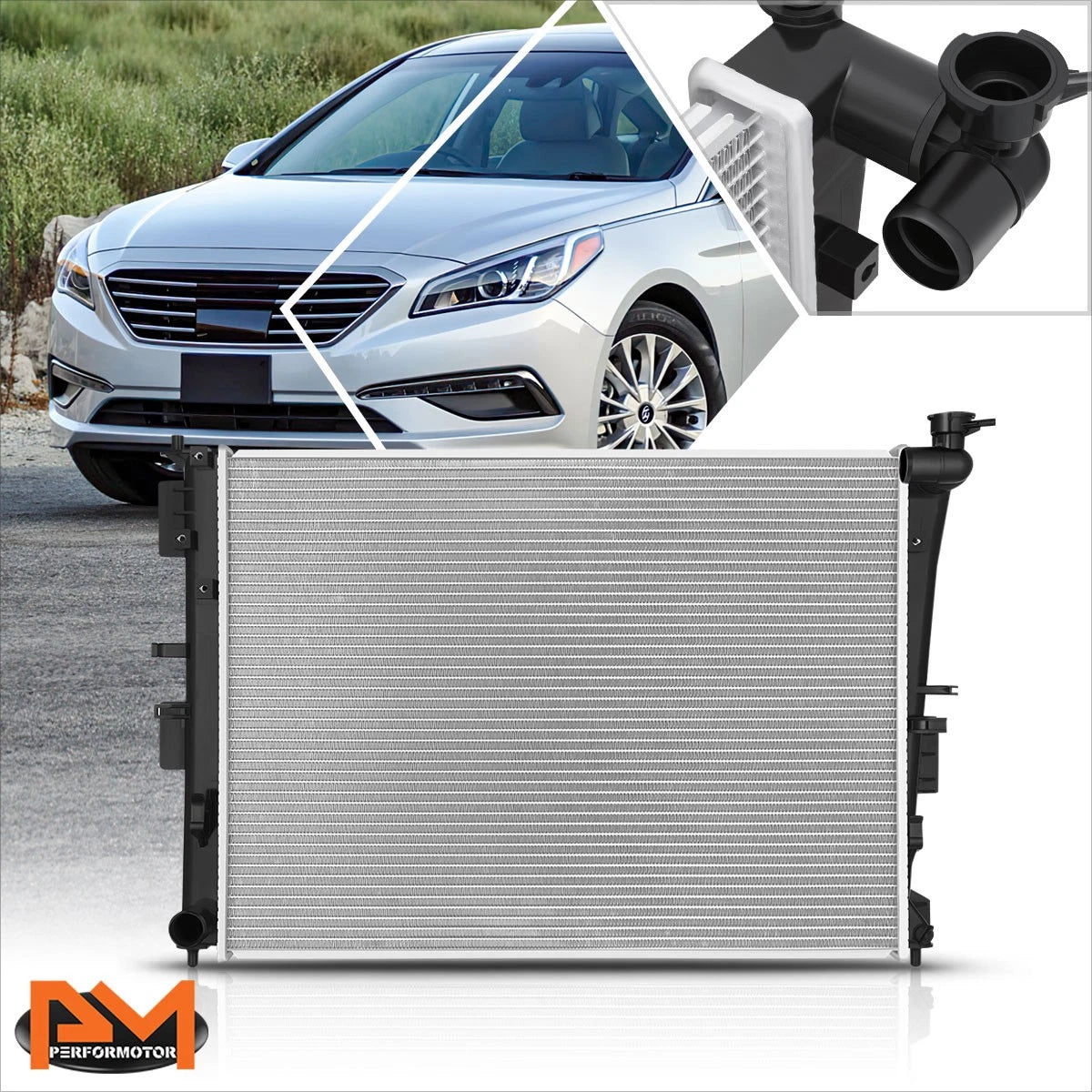Aluminum OE Style Radiator for Sonata Optima 2011–2015 DPI-13531