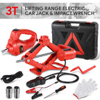 6000 lb Steel Scissor Jack Lift Kit for Automotive (12V Electric)