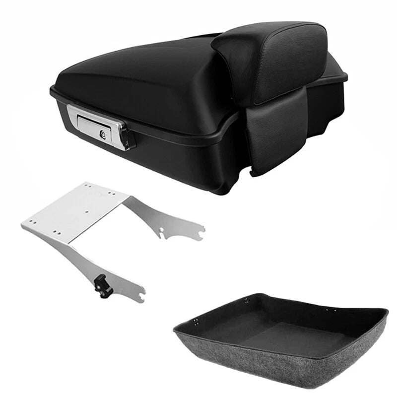 Matte Chopped Trunk Pad Mount for Harley Touring Electra Glide (1997–2008)