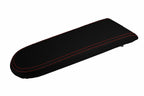 Carbon Fiber Console Lid Cover for VW Jetta Vento (1999–2004) Red Stitch