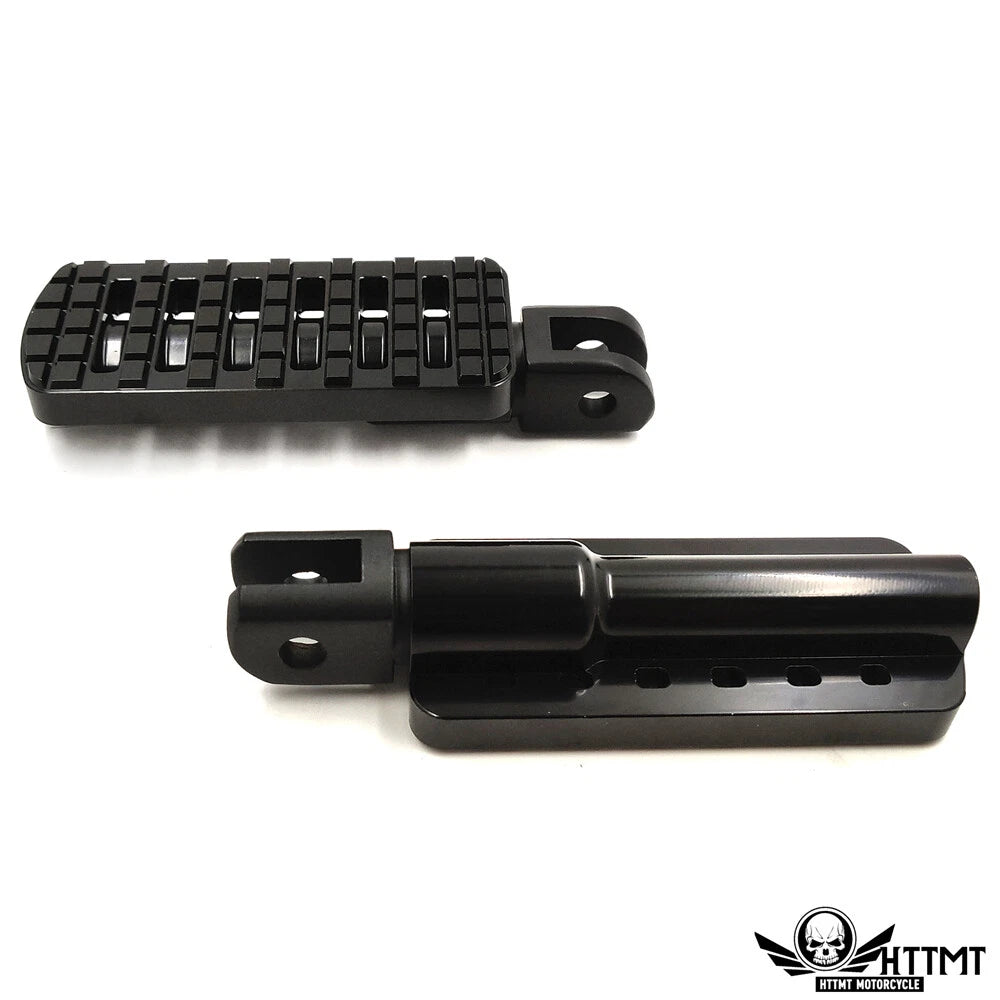 Black Dominator Footpegs for Harley FXBB FXBR FXBRS FXLR (2018–2019)