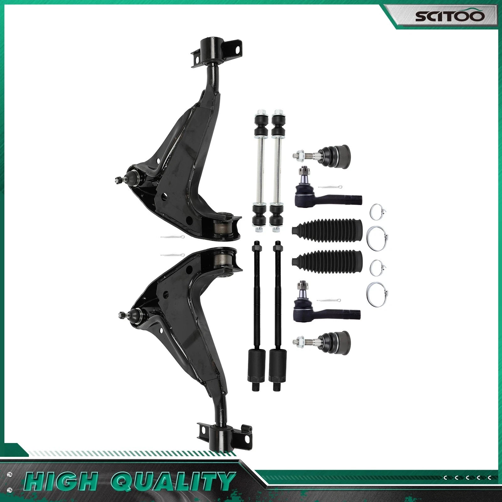 Set of 12 Control Arm Suspension Tie Rod Ball Joints for Mercury Ford Explorer (2002–2005)
