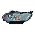 Replacement Chrome Passenger Halogen Headlight Assembly w/Chrome Bezel w/o Logo