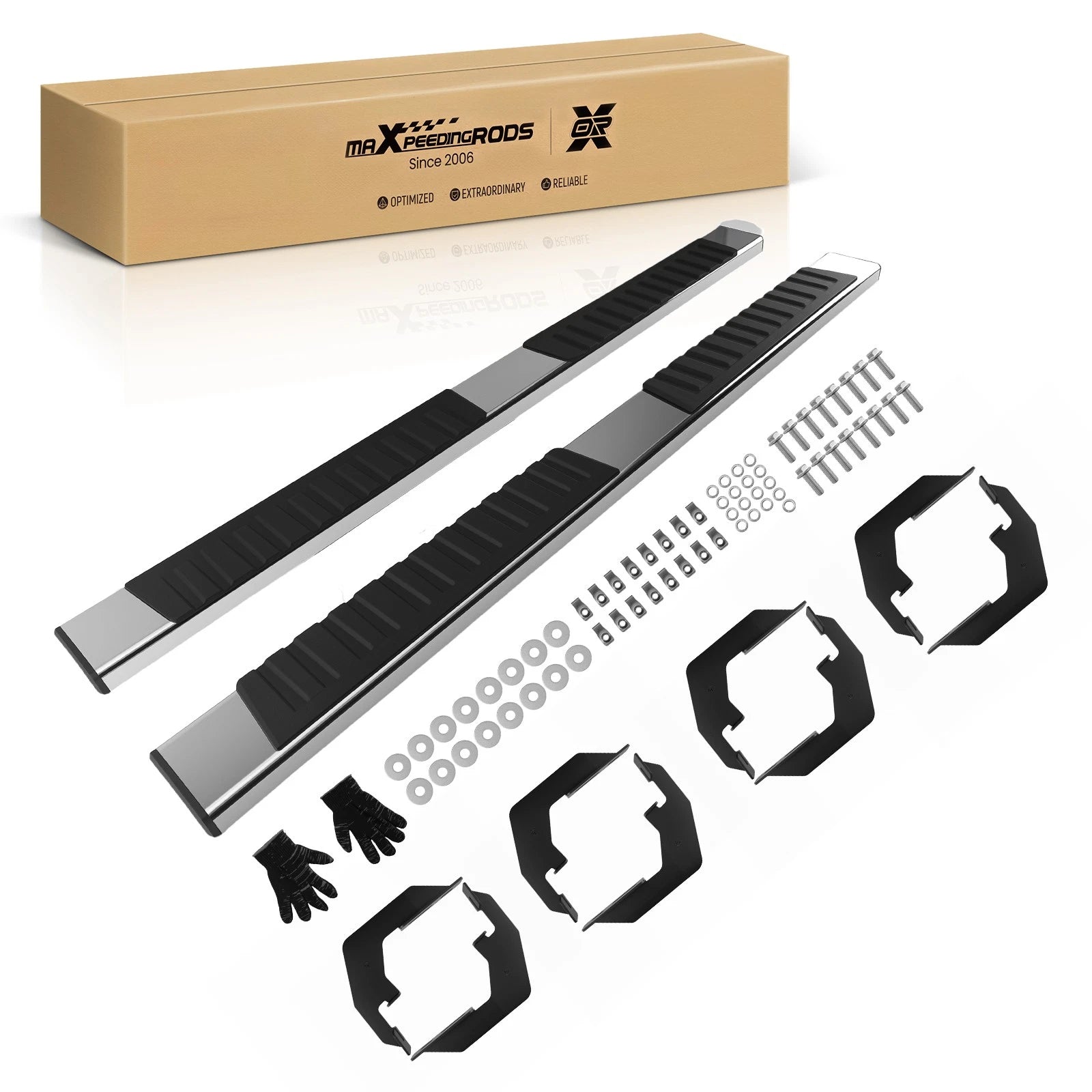 Anti-Slip Nerf Bars Running Boards for Chevy Colorado GMC Canyon (2015–2026)
