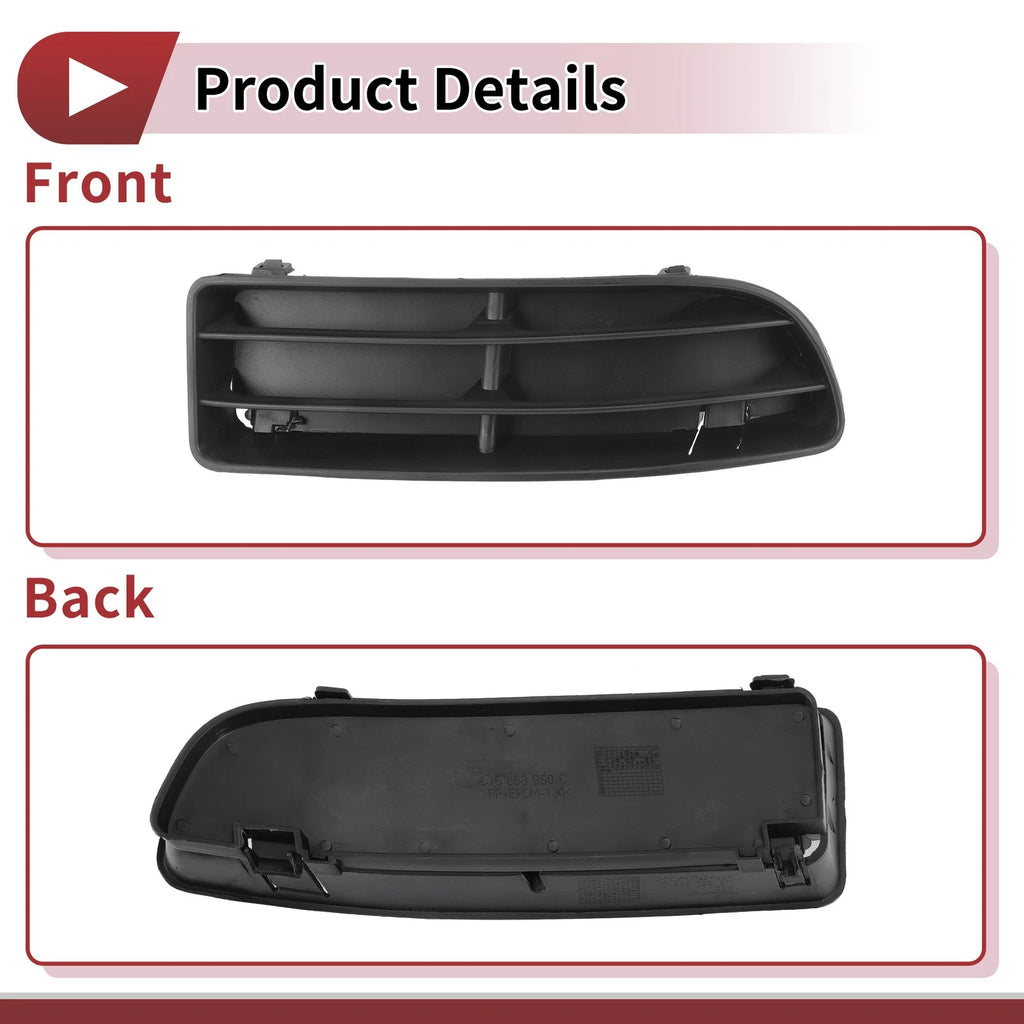 1 Pc Fog Light Grill for Volkswagen Jetta (1999–2005) No. 1J5853666C