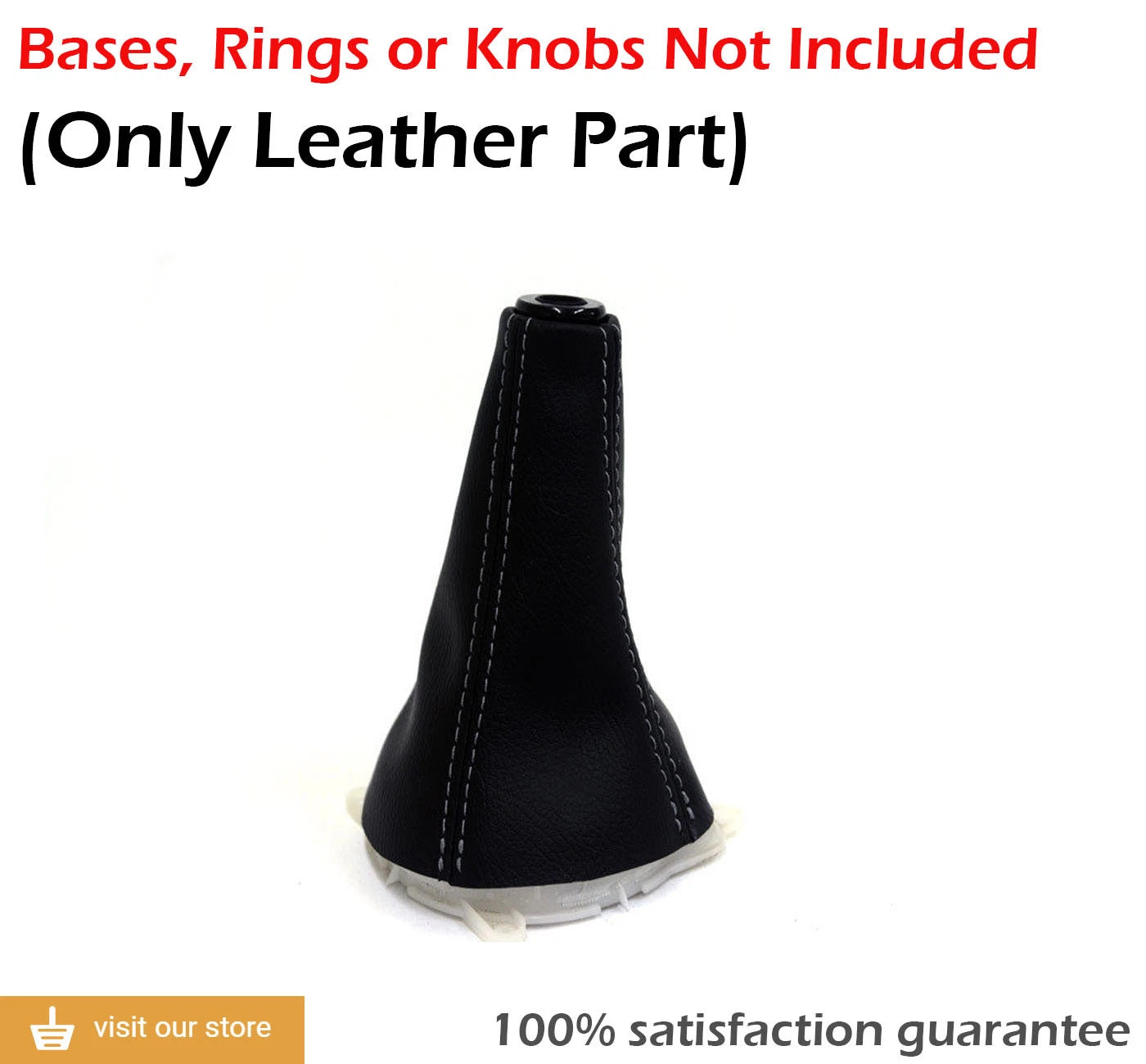 Manual Shift Boot Cover for Mitsubishi Lancer (2002–2007) Gray Stitch