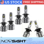 6X H7 LED Headlight Bulbs Kit for High Low Beam Fog Light (9600LM, 6500K)