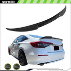 Glossy Black Spoiler Wing for Honda Civic Sedan (2022–2024)