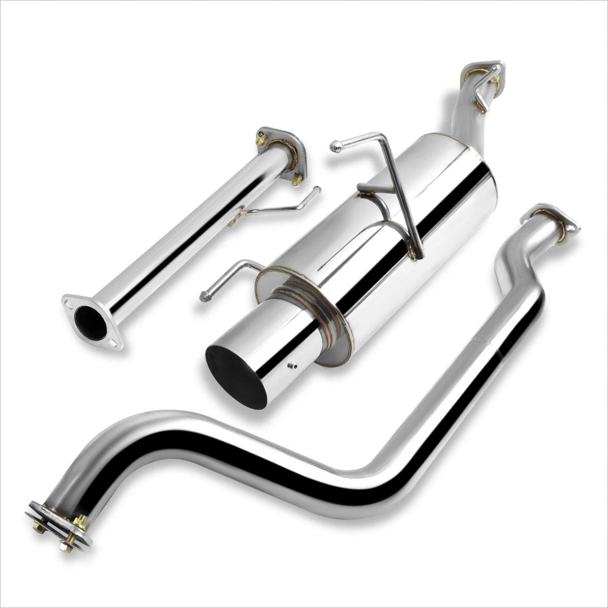 4" Tip Muffler for Nissan Sentra SE-R Spec V (2002–2006) Stainless Steel Catback