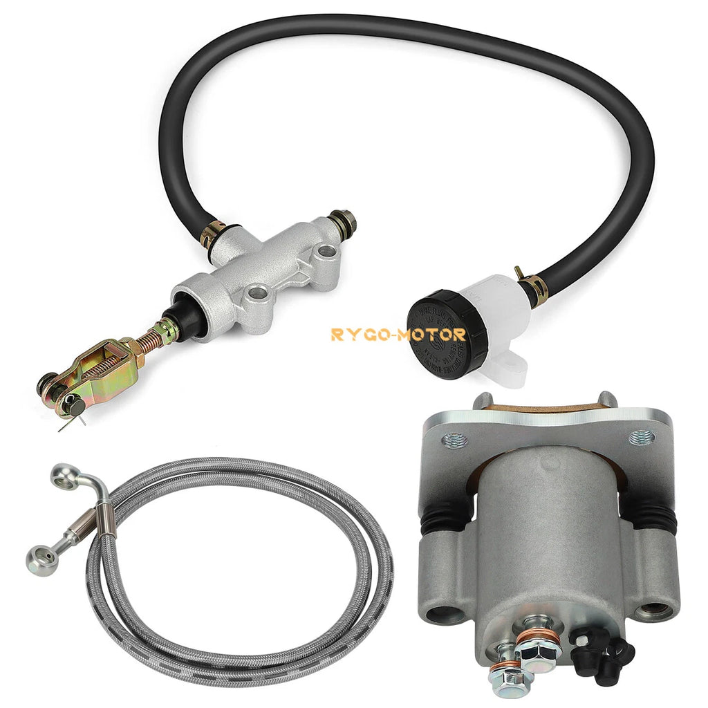 Rear Brake Caliper Line Kit for Polaris Sportsman 400 450 800 (2000–2014)