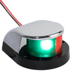 LED Bow Navigation Lights for Boat (Red and Green)