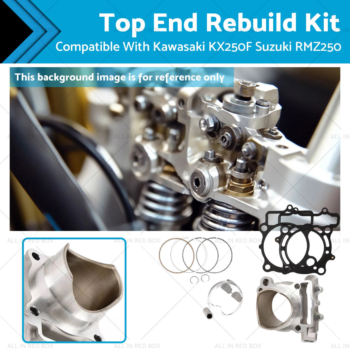Cylinder Piston Gasket Kit 77mm for Suzuki RMZ250 (2006)