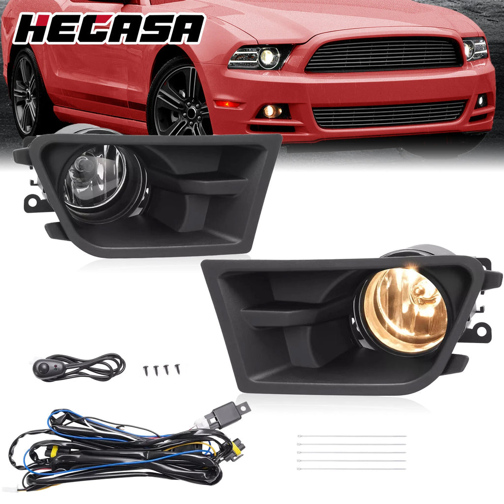 Bumper Fog Lights with Bezel & Bulbs for Ford Mustang (2010–2012)