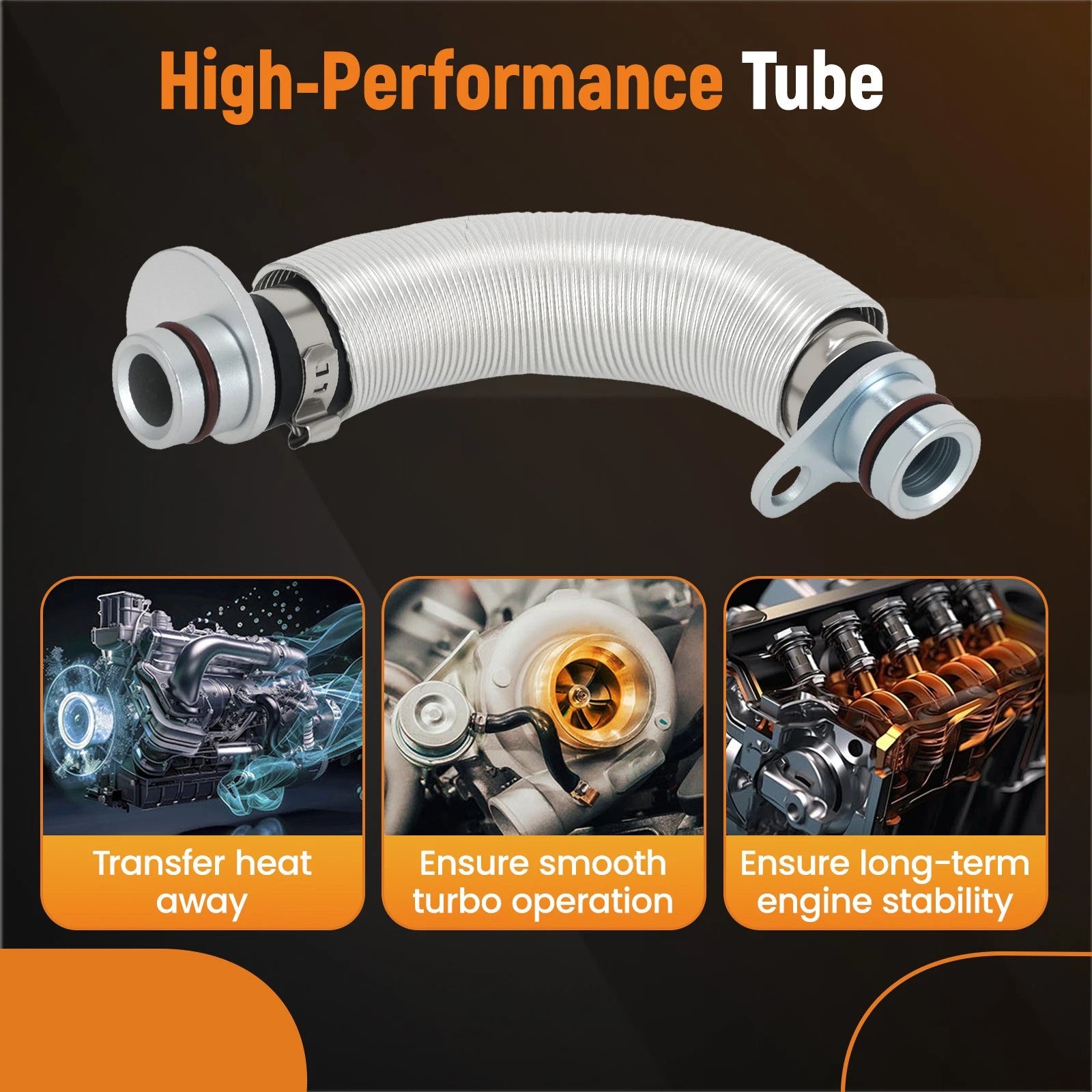 Turbo Oil Return Line for BMW 330i F30 G20 530i G30 (2017–2019) 11428629970