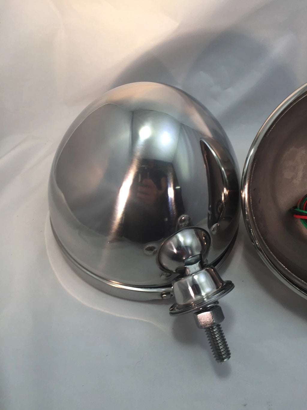 Headlight Bucket Pair Stainless Dual Function LED for Chevy Silverado (2014–2018)