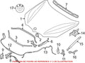 Hood Seal for BMW (Genuine OEM) 51767329384