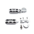 1.25" Chrome FootPeg with 32mm Clamps for Harley Touring Road King