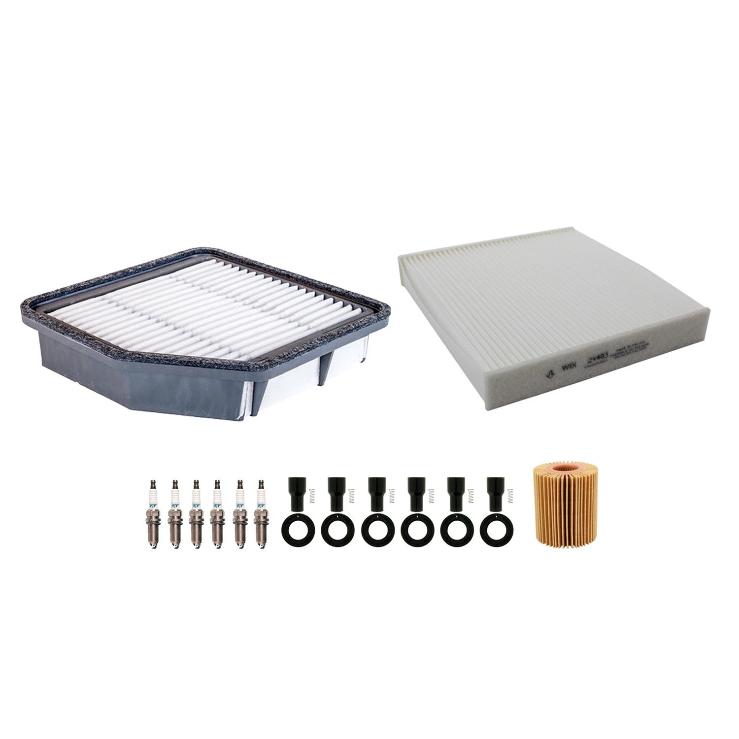 Tune Up Kit with 6 NGK Spark Plugs & Boots for Lexus GS350 IS250 IS350 (2006–2019)