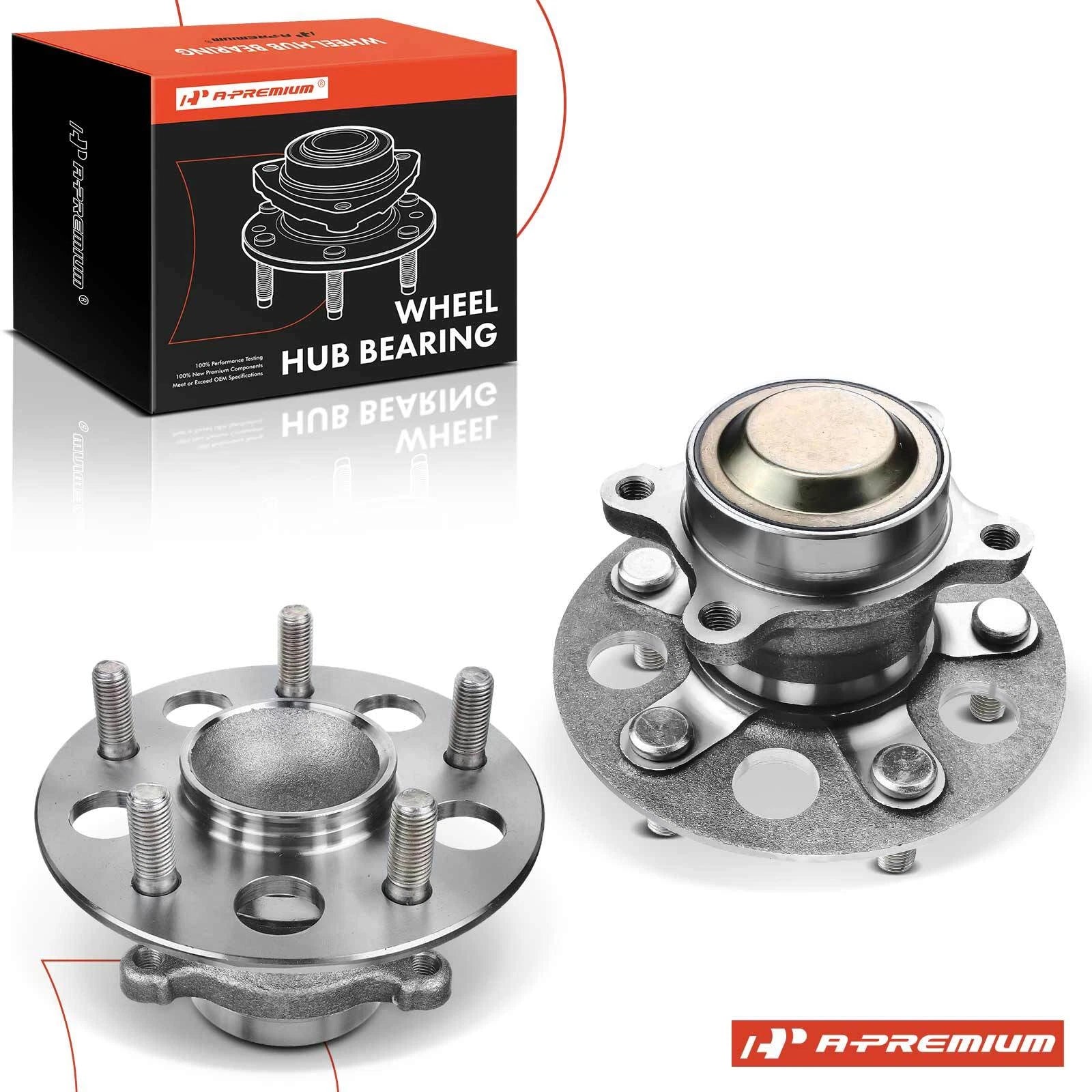 2X Rear Wheel Hub & Bearing Assembly for Honda Civic (2013–2015)