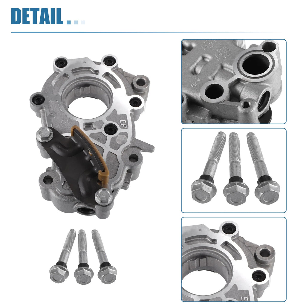 Set of 1 Engine Oil Pump for Chevy GMC Saturn (12640448, 724117514730)