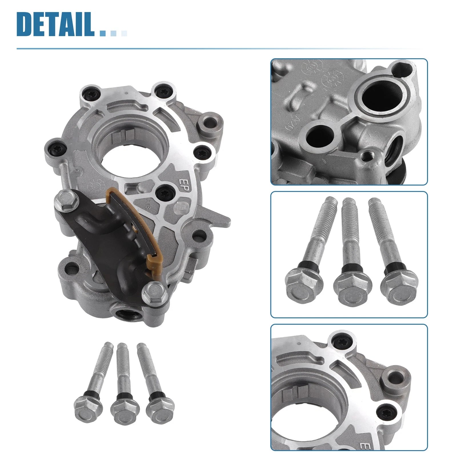 Set of 1 Engine Oil Pump for Chevy GMC Saturn (12640448, 724117514730)