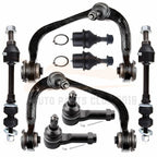 Set of 8 Front Control Arms, Ball Joints, Tie Rods, Sway Bars for Ford F-150 (2005–2008)