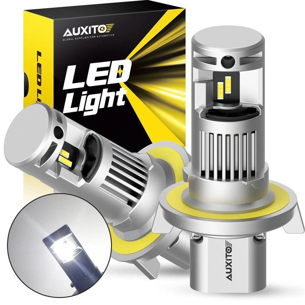2X H13 LED Bulbs for AUXITO (6000K White)