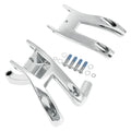 Chrome Driver Footboard & Bracket for Harley Softail Deluxe (2018-2025)