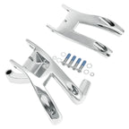 Chrome Driver Footboard & Bracket for Harley Softail Deluxe (2018-2025)