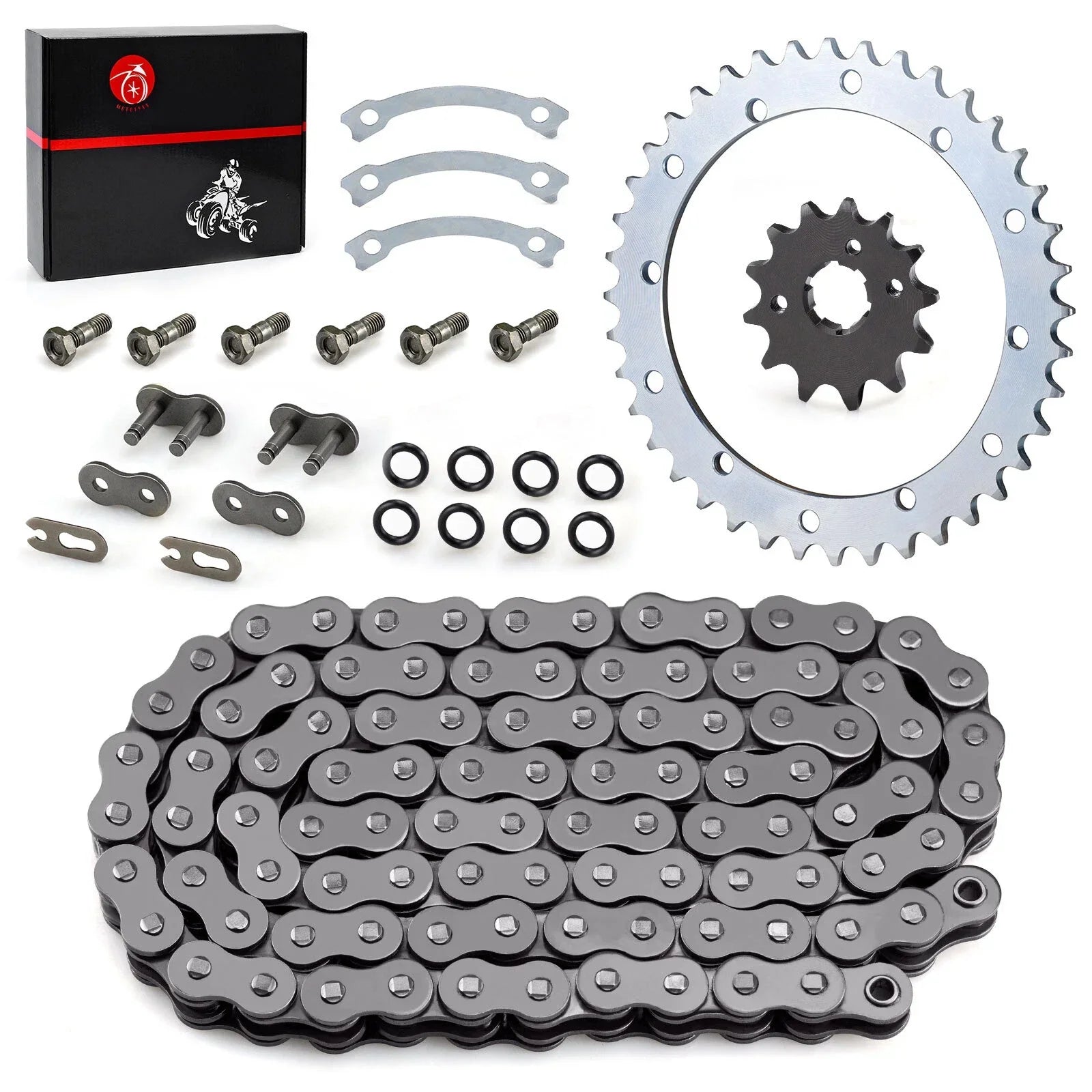O-Ring Chains & Sprockets Kit for Yamaha Warrior YFM350X (1989–2004)