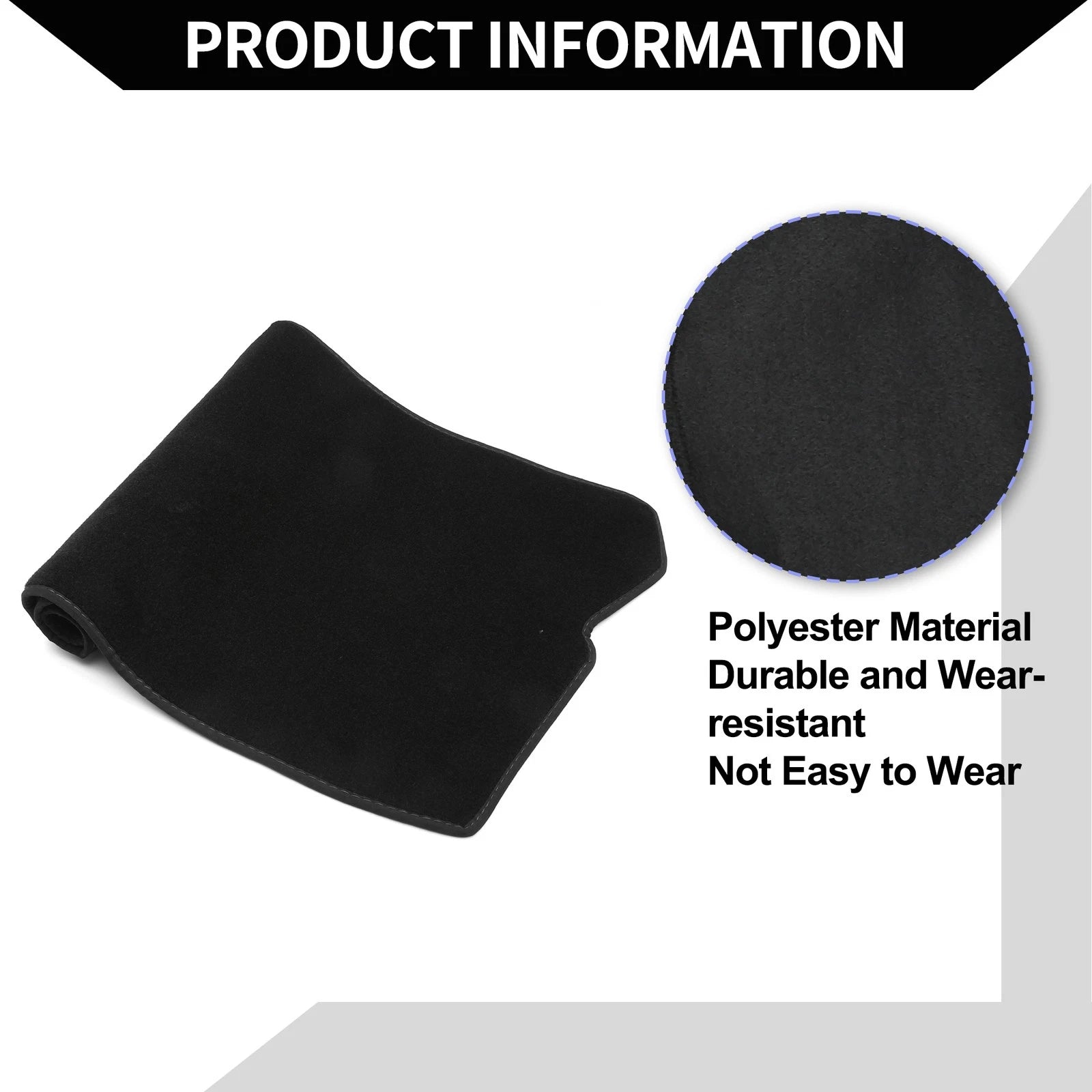 Dashboard Cover Mat for Mazda CX-30 (2020–2024) Black Protector Pad