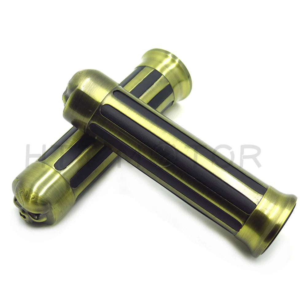 1" 25mm Bronze Grips for Harley XL 883 Touring Dyna Fat Boy Street