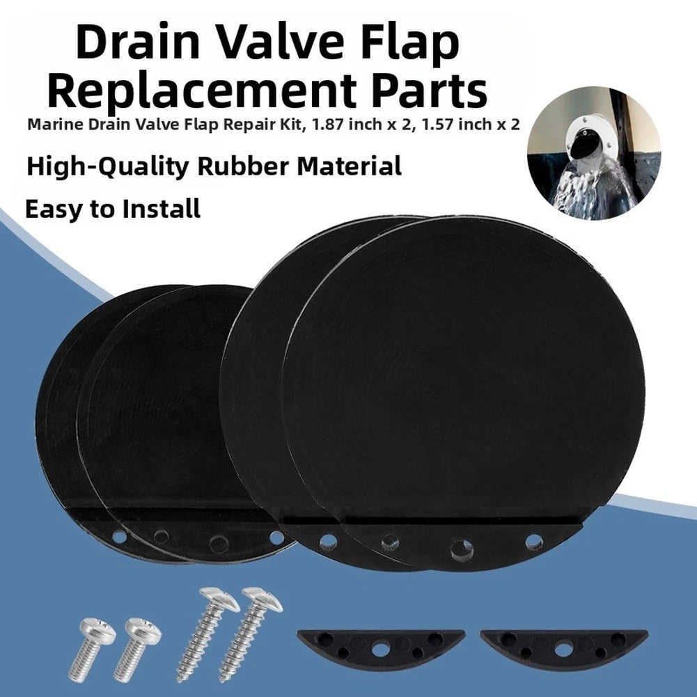 Rubber Marine Scupper Drainage Repair Kit for Hull 187" 157"