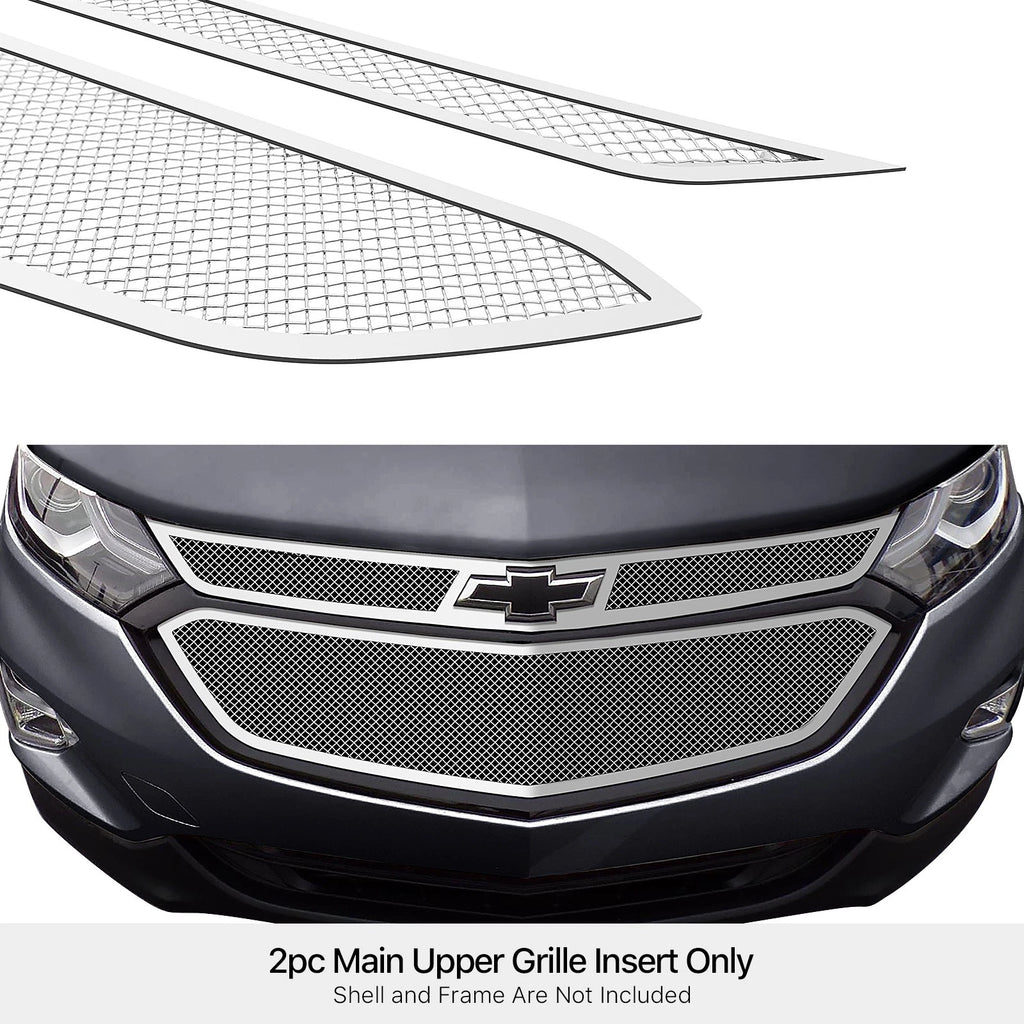 Honeycomb Style Chrome Mesh Grille Insert for Chevy Equinox (2018-2021)