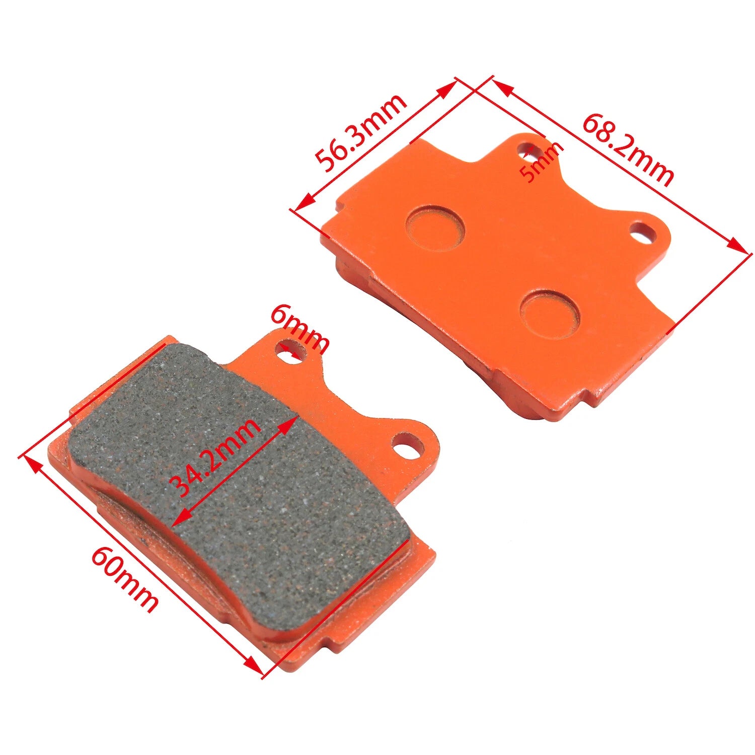 Carbon Ceramic Brake Pads for Yamaha FZ600/XJ600S Seca II (1986–1988) HTT104