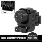 Power Rear View Mirror Switch 15261340 for Chevrolet HHR (2006–2011)