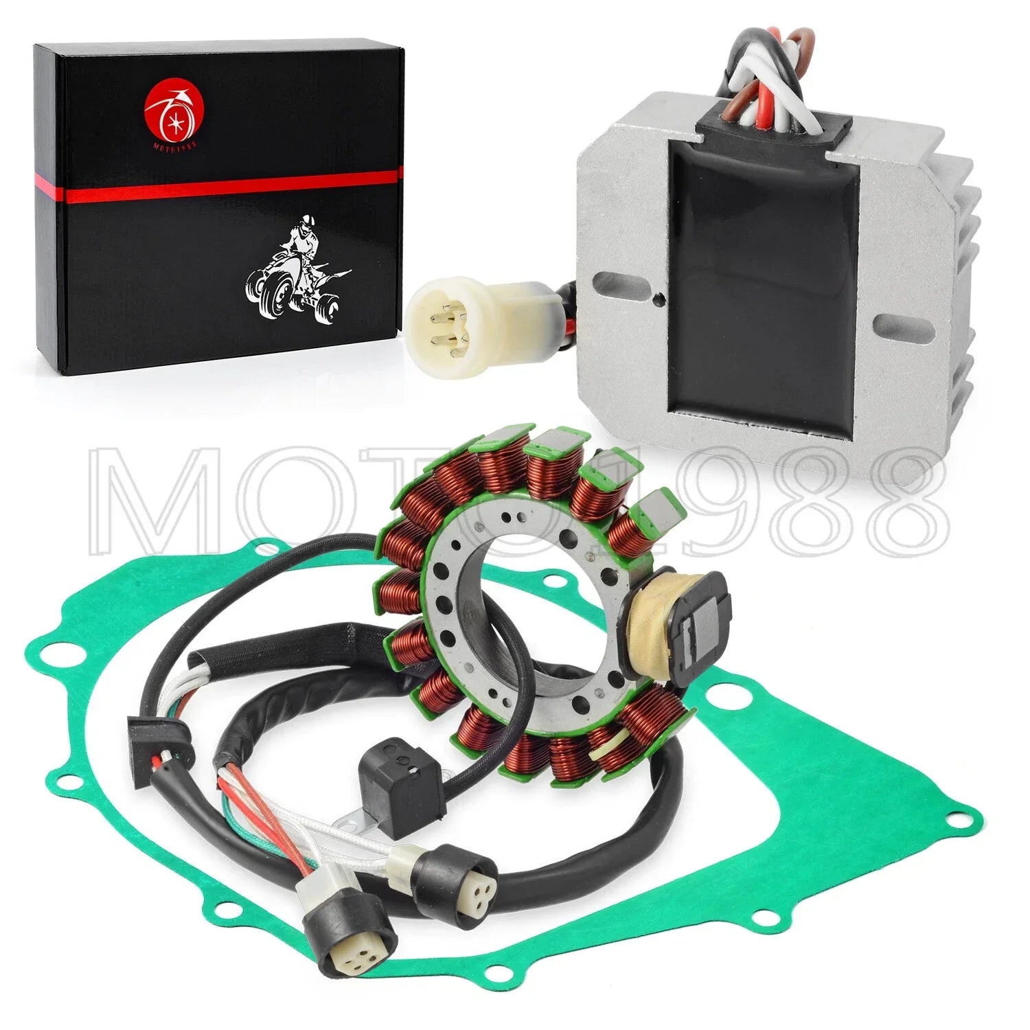 Stator & Regulator Rectifier Kit for Yamaha Warrior 350 Big Bear (1987–1999)